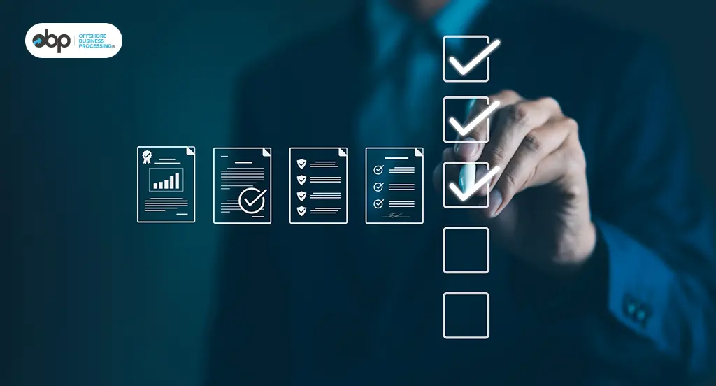 digital checklist of managed documents