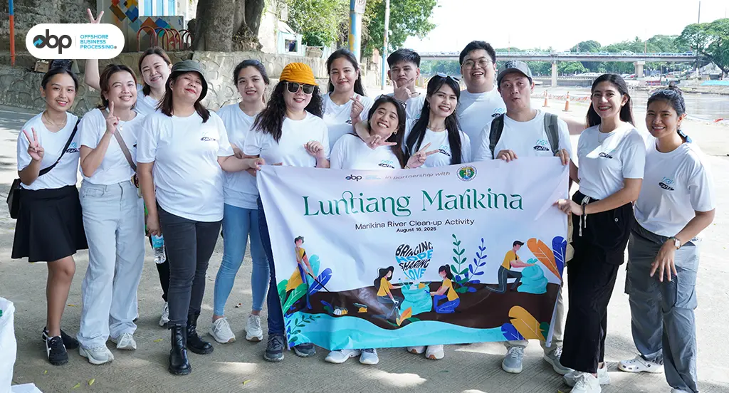 OBP Collaborates with La Liga Mariquina for a Clean-Up After the Storms